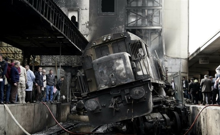 Cairo station fire: Train crash causes deadly blaze