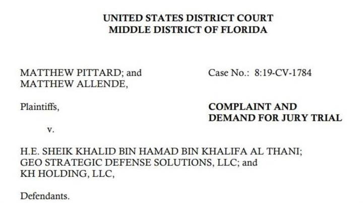 Qatari Emir's brother imprisoned staff, ordered them to kill for him: US lawsuit