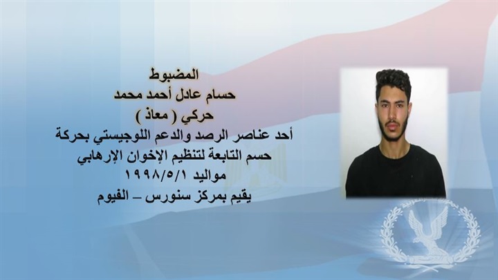 Egypt's Interior Ministry identifies the perpetrator from Hasm terrorist cell behind the NCI