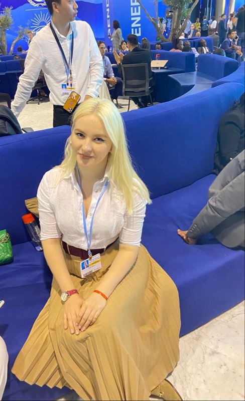 Mara Gilan from Romania at COP27 in Egypt: To give a voice to young people and an opportunity to stand up for themselves