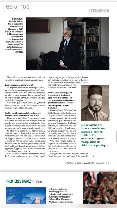  Ali Exposes Hidden Infiltration: Muslim Brotherhood's Hold on Europe in Le Spectacle du monde French Political Magazine
