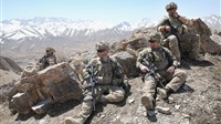 US soldier in Afghanistan
