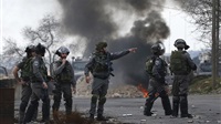 Palestinians raise