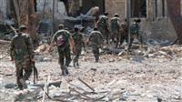 Syrian army destroys