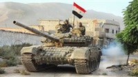 Syrian army destroys
