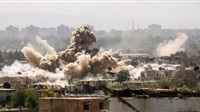 Regime strikes on