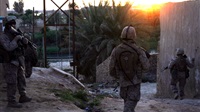 Mortar attack on
