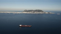 Oil tanker stopped