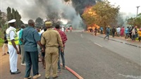 Fuel tanker blast