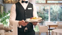 French waiter shot