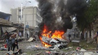 Explosions hit two