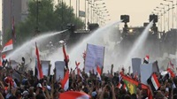 Three protesters