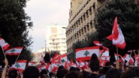 Protesters gather