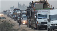 Civilians flee homes,