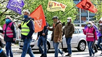 May Day demonstrations..