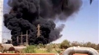 Fire flares at Iranian