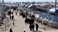 Women at Al-Hol camp