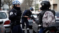 French police search