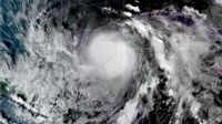 Hurricane Zeta speeds