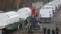 Nuclear waste shipment