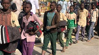 Freed Nigerian schoolboys
