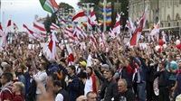 Protesters in Belarus