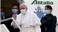 Pope Francis heads