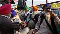 Indian farmers blockade