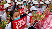'Flower strike' in