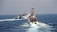 Iran, U.S. warships
